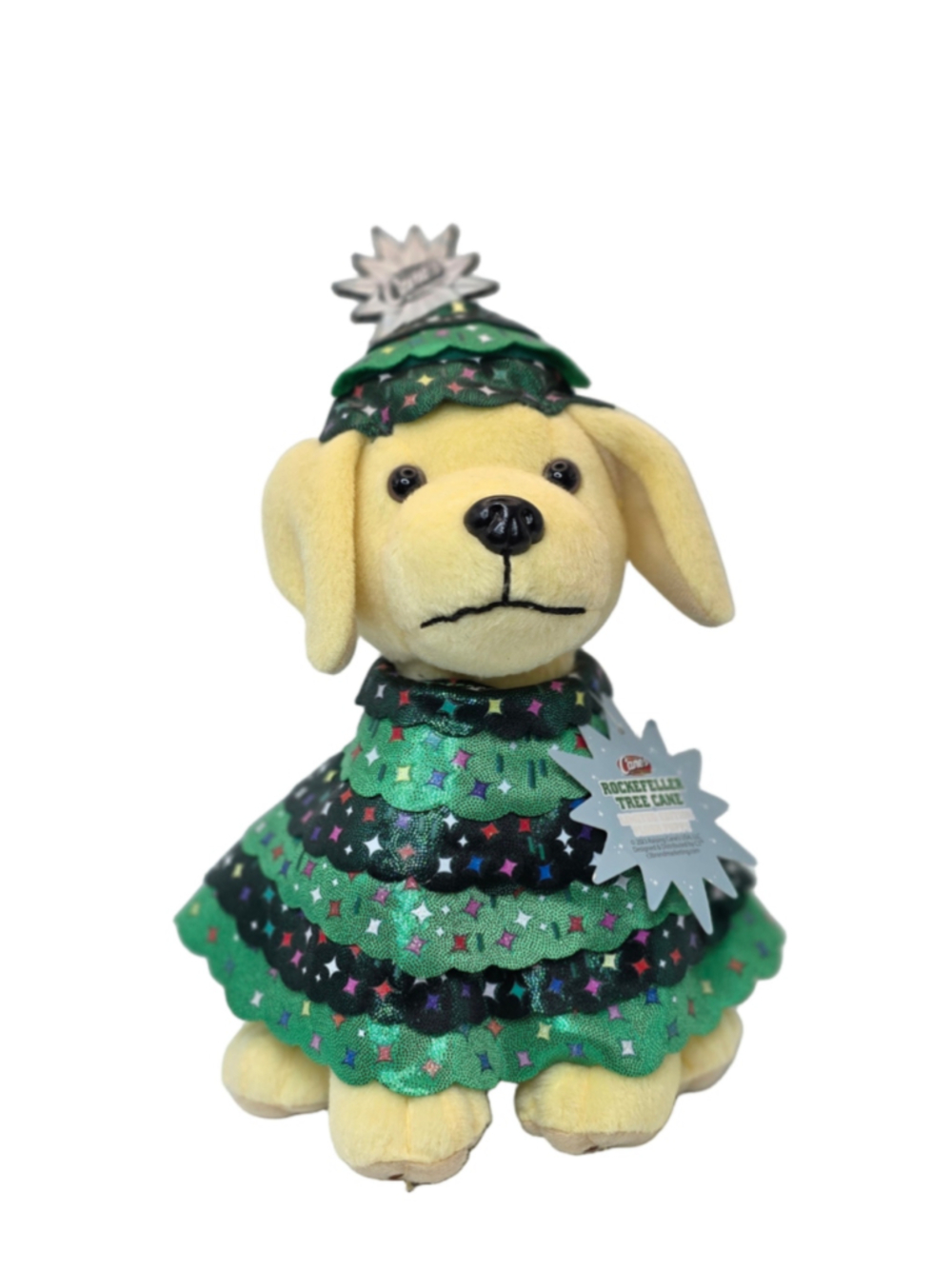 Raising Cane's Limited Edition Rockefeller Tree Cane Plush Puppy One Size